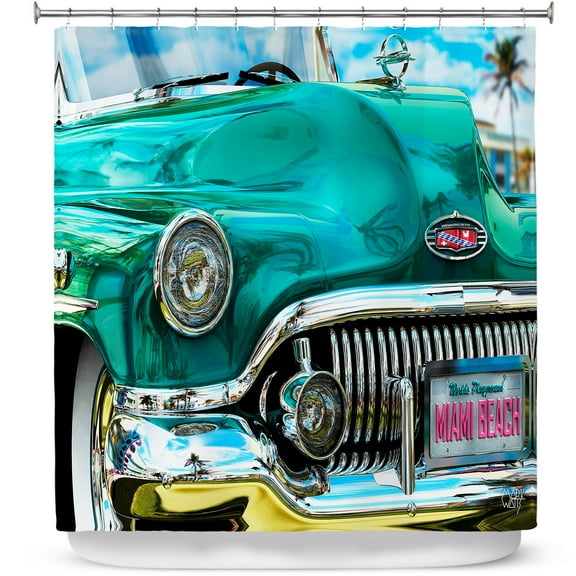 Shower Curtains 70" x 84" from DiaNoche Designs by Mark Watts - Miami Beach