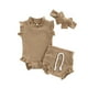thumbnail image 1 of Ropa de verano para bebés y niños recién nacidos, peleles de punto con espalda descubierta y pantalones cortos con cordón, conjuntos de trajes de playa Tan Jianjun  unisex, 1 of 2