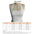 thumbnail image 2 of Top sin espalda con cuello halter, top halter para mujer, sin mangas, cuello halter, camisola básica, cuello halter, máxima comodidad, 2 of 2
