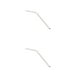 thumbnail image 3 of Ounissouiy Pajitas de acero inoxidable, pajitas de Metal, herramientas rectas dobladas para beber, accesorios de Bar, cena para bebidas, leche, agua, café, tipo 6 2piezas Ounissouiy CBP344923, 3 of 6