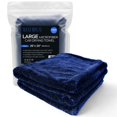 thumbnail image 1 of Toalla de secado para coche WEST BROS, grande, 1300 g/m², microfibra, azul marino, 1 of 6