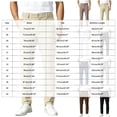 thumbnail image 3 of Akiihool Mens Work Pants Relaxed Men's Elastic Waist Pant Stretchy Pant Breathable Light Gray,36, 3 of 5