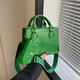 thumbnail image 4 of Bolso bandolera de hombro para mujer de dos piezas cuadrado pequeño de cuero artificial simple retro de nueva moda verde, 4 of 5