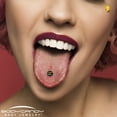 thumbnail image 6 of Body Candy Tongue Ring Nachos and Chill 14G Barbell Tongue Piercing Stainless Steel, 6 of 8