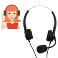 thumbnail image 3 of Headset Telephone Headset OmniDirectional Business Office Telephone Call Center Corded Headset, 3 of 7