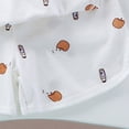 thumbnail image 7 of OYXSER Summer Toddler Girl Clothes 1T 2T 3T 4T 5T T-Shirt Tee Tops + Shorts Ribbed Knit Cute Outfits Set 2pcs Shorts Outfits Set, White 6-7Y, 7 of 7
