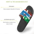 thumbnail image 3 of GZHJMY Stylish Slides for Women Men, Rugby Theme Soft Flexible Slip-on Sandals Slippers, 3 of 7