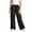 Black, variant on Besolor Kids Girls Boys Cargo Pants Wide Leg High Waisted Elastic Drawstring Casual Loose Trousers with Pockets for Teen(15-16 Years,Khaki)