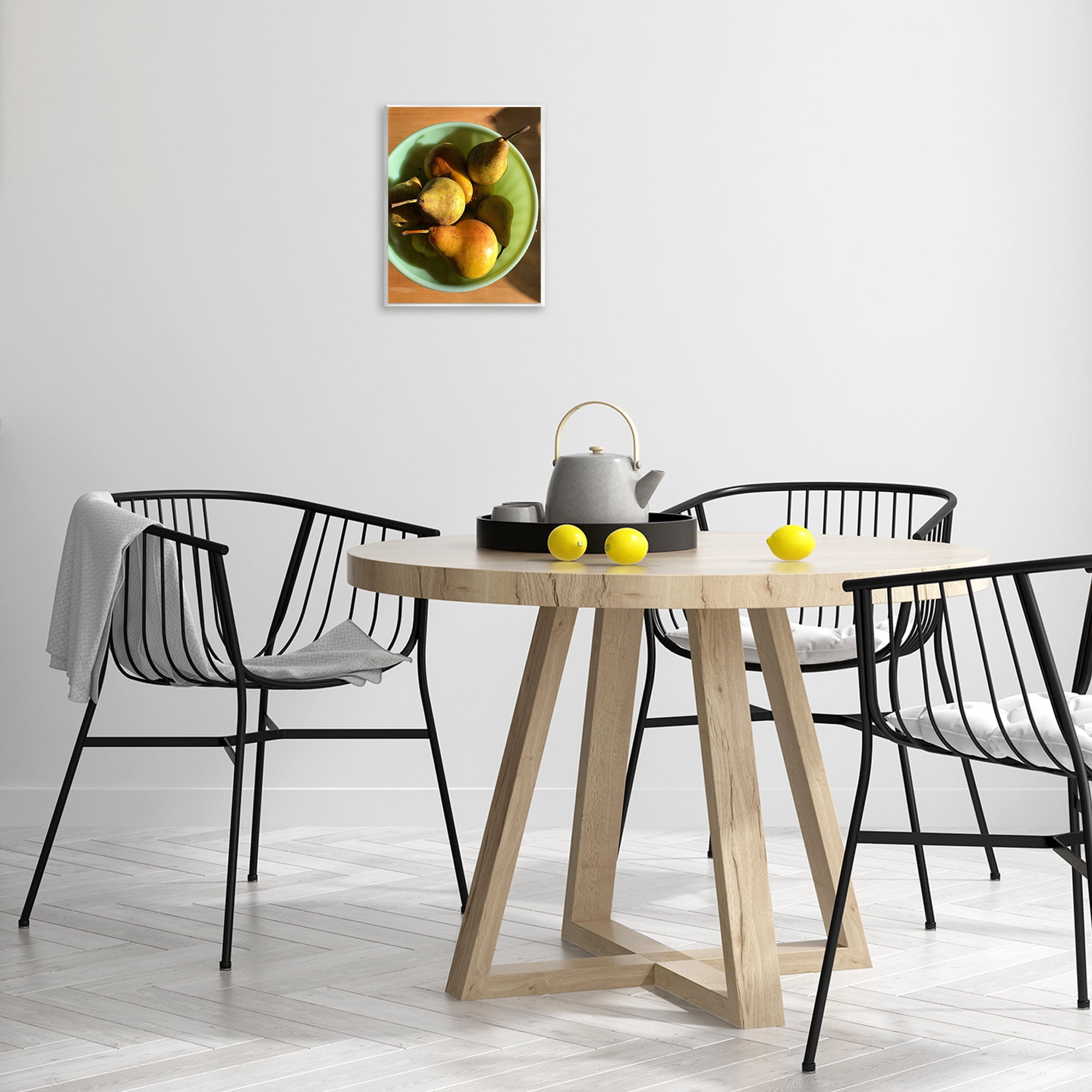 Stupell Industries Kitchen Bowl of Pears Food & Beverage Photography Unframed Art Print Wall Art, 11 x 14