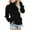 Black, variant on Teen Girls Fleece Pullover Sweatshirts with Pockets Long Sleeve Plain Crew Neck Jumper Sweater Tops Kids Warm Clothes