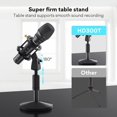 thumbnail image 3 of USB/XLR Instrument Dynamic Microphone, MAONO Metal Professional Zero-Latency Monitoring Vocal Mic with Volume Control, Shock Moun, 3 of 8
