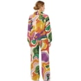 thumbnail image 2 of Xixirimido Colorful Marble Print Womens Sweatsuits 2 Piece Lounge Sets Fall Fashion Outfit Long Sleeve Sweatshirt Wide Leg Sweatpants Matching Tracksuit Sets, Medium, 2 of 7
