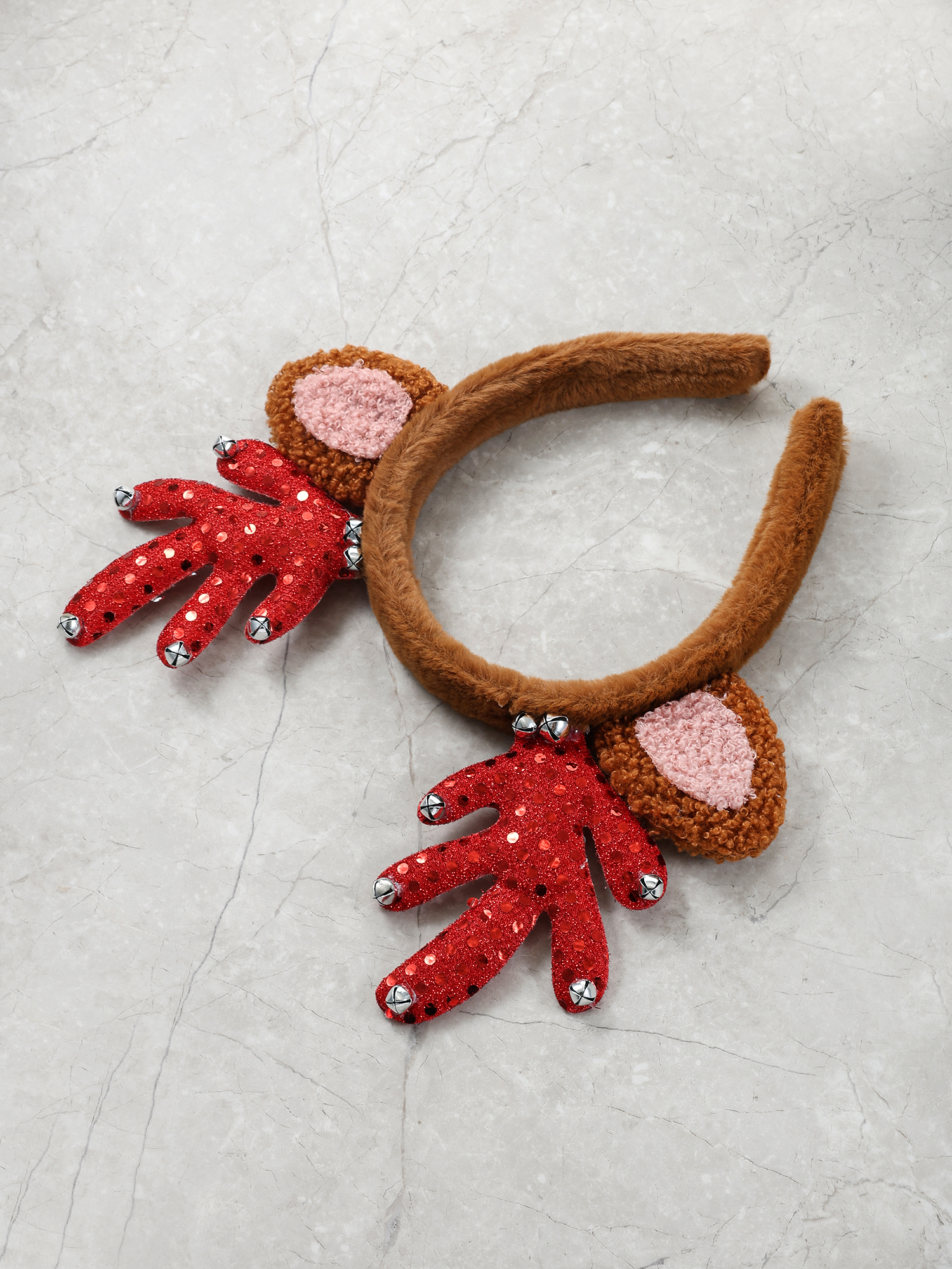 Holiday Time Red Reindeer Antler Head Bopper, 1 Piece