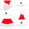 thumbnail image 4 of KAKOWELY juego de ropa delicada con temática navideña para mascotas, gorro y bufanda de felpa cómodos., 4 of 5