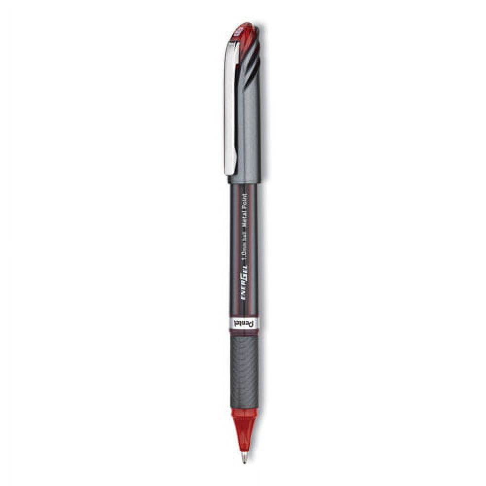Energel Nv Gel Pen, Stick, Bold 1 Mm, Red Ink, Red Barrel, Dozen | Bundle of 5 Dozen