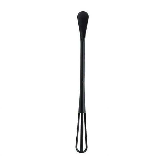 Mini batidores de plástico con mango largo, batidor de huevos de doble cabeza, cuchara para condimentar, utensilios de cocina creativos para mezclar, batir y cocinar
