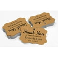 thumbnail image 2 of 100 PCS Custom Wedding Favor Hang Tags Thank you for celebrating Personalized Paper Tags, 2 of 4