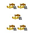 thumbnail image 1 of Ounissouiy 2pieces 1/14 LC Steering Hub Carrier Steering High-performance Hub For Carrier Hub 1/14 1/14 LC For 1/14 LC Aluminum Type2 NO2, 1 of 6