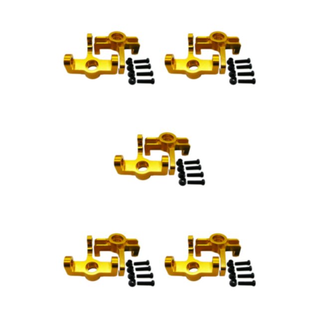 Ounissouiy 2pieces 1/14 LC Steering Hub Carrier Steering High-performance Hub For Carrier Hub 1/14 1/14 LC For 1/14 LC Aluminum Type2 NO2