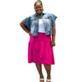 thumbnail image 5 of Women's Plus Size Airflow Midi Skirt With A Bow, 5 of 5