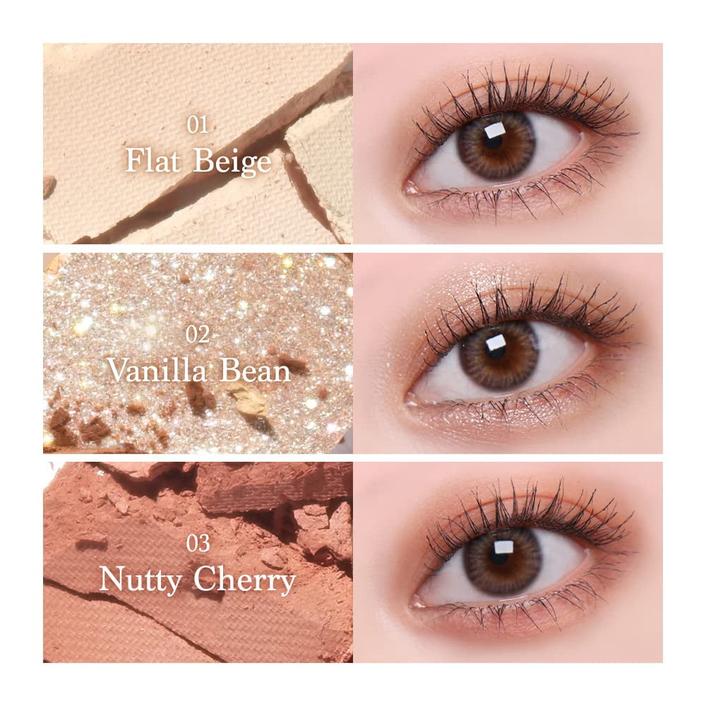 Dasique Eyeshadow Palette, 01 Sugar Brownie, 1 Count