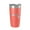 Coral, variant on McGregor Lake Map Tumbler Travel Mug Insulated Laser Engraved Coffee Cup Montana 20 oz Navy Blue
