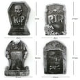 thumbnail image 6 of Walbest Tombstone Yard Stake for Halloween Decoration Yard Sign for Halloween Prop, Outdoor Lawn Party Décor, Foam Tombstone Ornament Gothic Decor, 6 of 7