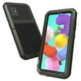 thumbnail image 2 of Dteck Case For Samsung Galaxy A51 4G (6.5 inch),Shockproof Armor Rugged Rubber Metal Aluminum Tempered Glass Screen Protective Hybrid Back Phone Case Cover ,Green, 2 of 5