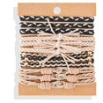thumbnail image 1 of Lazos para el cabello Pulsera Boho Corbata para el cabello para mujeres Lolalet de cabello grueso Súper lindo Bandas elásticas para el cabello trenzadas suaves Fuerte Sin tirones Soporte de cola de ca, 1 of 1