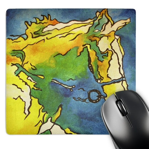 3dRose, Horse and Bridle - bridle, equestrian, equestrianism, headstall, horse, horse owner, horse riding, Mouse Pad