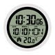 thumbnail image 1 of Reloj de ducha digital Reloj de pared digital resistente al agua para baño Pantalla de fecha Moderno Blanco, 1 of 9