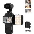 thumbnail image 1 of Pocket 3 Magnetic Mini LED Light Attachment, 8700K Adjustable Fill Video Light with Quick-Release Dual Cold Shoe Expansion Adapter for DJI Osmo Action 5 Pro/4/3 Camera Cage Accessories, 1 of 7