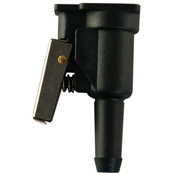 Connecteur de conduite d’essence femelle BRP/OMC/Johnson/Evinrude avec barbillons de 9,5 mm (3/8 po), résine