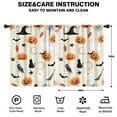 thumbnail image 2 of Blackout Kids Curtains,Beige Halloween Pumpkins Ghosts and Bats Childrens Insulated Curtains Set Of 2,Bedroom Essentials,Toddler Room Decor 42"x54", 2 of 5