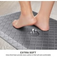 thumbnail image 6 of Homieway Kitchen Mat for Floor, Anti Fatigue Memory Foam Rug, Waterproof PVC Padded Comfort Mat for Kitchen Sink, Laundry Room, Office, 17"x28"+17"x59", Gray, 6 of 7
