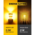 thumbnail image 4 of AUXITO 7443 LED Bulbs, Amber Yellow, 7440 7443R LED Bulbs T20 7441 7444 LED Lights for Brake Tail Lights, Pack of 2, 4 of 6