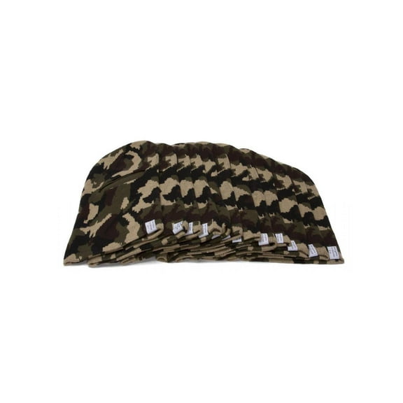Top Headwear One-Hole Ski Mask - 12 Pack - Woodland Camo