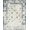 Grey Ivory, Pattern 8, variant on ODIKA Retro Vintage Traditional Medallion With Distressed Floral Border Stain Resistant Low Profile for Dorm Room, Small Living Apartment