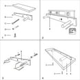 thumbnail image 3 of WELLAND 48 Inch Grande Floating Shelves Wall Mounted Display Shelf, 48"L x 11.81"D x 4"T, Espresso, 3 of 5