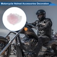 thumbnail image 3 of Accesorios para Cascos de Motocicleta Decoración Alas Arale con Bola Rosa Claro para Cascos de Motocicleta, Bicicleta, Esquí, Pegatina de Peluche Blanca 2 Juegos, 3 of 6