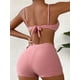 thumbnail image 3 of Conjunto de Bikini de 3 piezas para mujer, traje de baño Sexy con falda de realce, Tanga, color blanco y negro, 2024, 3 of 5