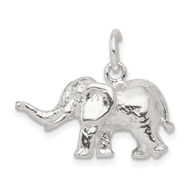 Collier Éléphant en Argent Sterling 925 Pendentif Animal