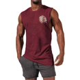 thumbnail image 2 of Cmfcve Men's Summer Tank Top Crew Neck Sleeveless Graphic Tees Printed Breathable Vacation Tank Top, 2 of 5