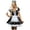 Black, variant on Leg Avenue Women's Classic French Maid Costume