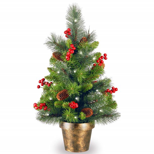 National Tree Company Clear Prelit LED Green Spruce Christmas Tree, 2
