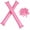 Pink, variant on 40 PCS (20 Pairs) Inflatable Bam Bam Thunder Sticks - Stadium Noise Makers with Straws - Heavy Duty Spirit Cheering Sticks for Soccer, Basketball, School Rallies & Sports Events