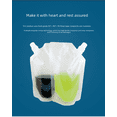 thumbnail image 1 of Bolsa con boquilla de succión, bolsa para medicamentos, bolsa para líquidos, bolsa desechable para bebidas, bolsa para leche de soja, bolsa de embalaje con boquilla de succión autoportante, 1 of 1