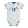 thumbnail image 7 of Touched by Nature Organic Cotton Bodysuits, Planet B, 6-9 Months, 7 of 7