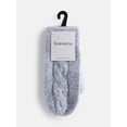 thumbnail image 4 of Scenario Women's Cable Knit Mittens, Medium Grey Heather, 4 of 4