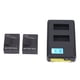 thumbnail image 2 of Cargador de batería USB dual Pantalla LCD Cargador de batería para cámara con 2 baterías para Hero2 3, 2 of 5